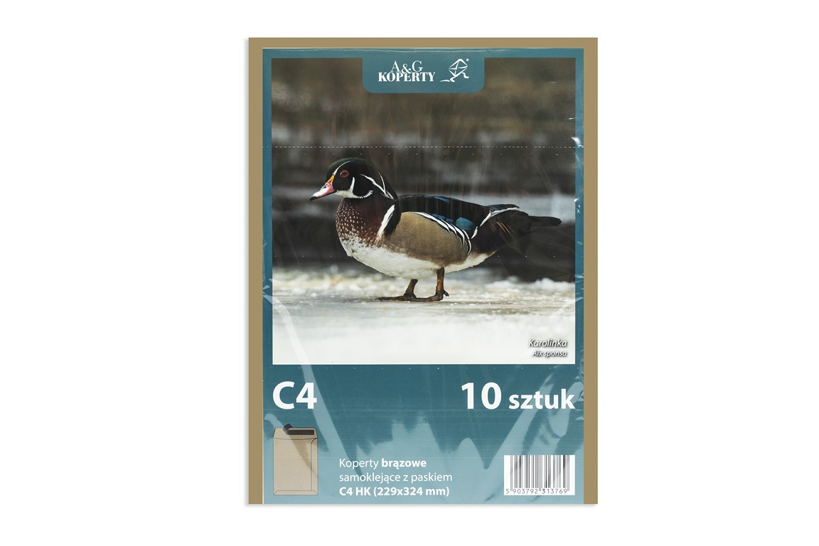 Koperta C4/10szt. HK szara